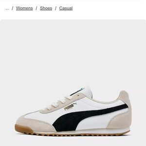 Puma White and Black Casual Sneakers